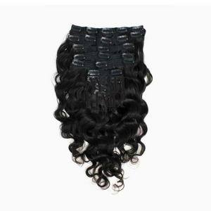 Raw Indian Curly Clip-in Extensions