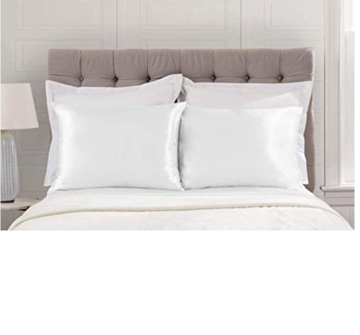 white satin pillowcase wyatt hair collection
