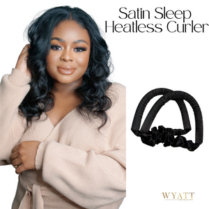 Satin Heatless Curler