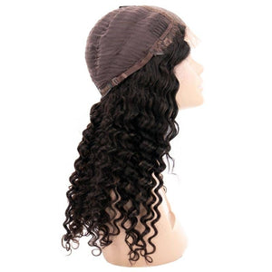 Deep Wave Virgin Closure Wig