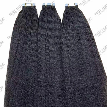 Kinky Straight Tape In  Hair Extensions