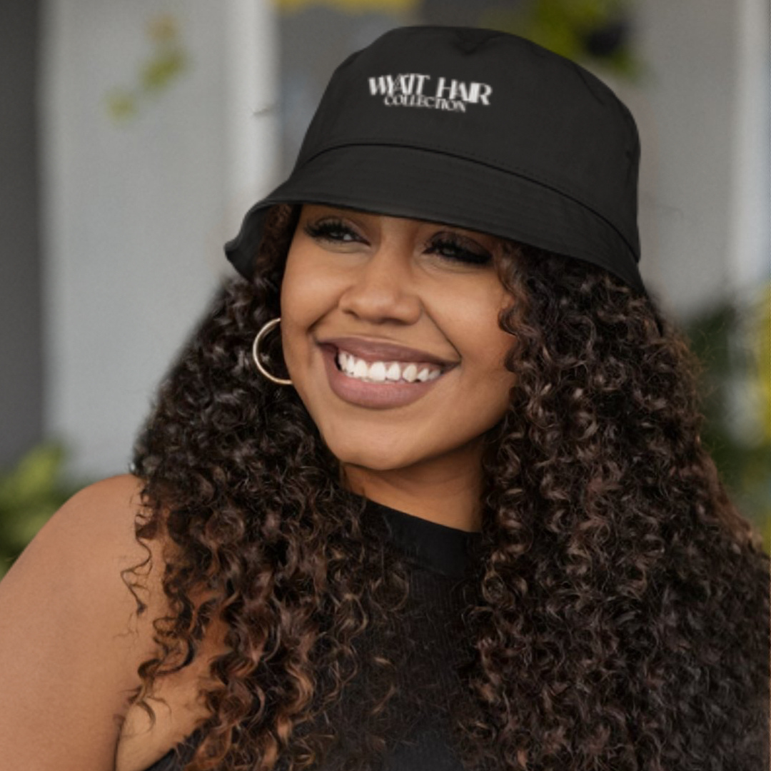 Natural Hair Bucket Hat Curly Hair Buy Synthetic Wig Hat Long